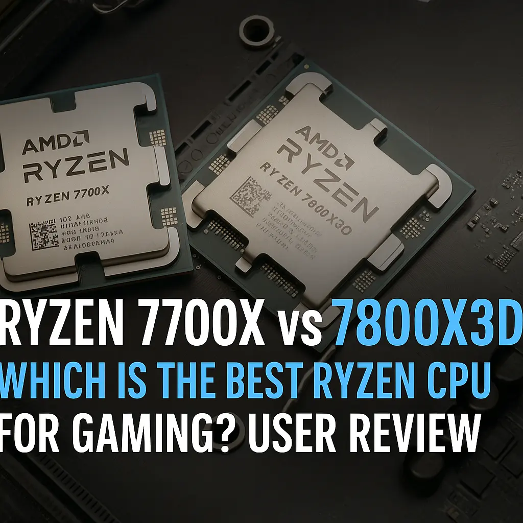 Ryzen 7700X vs 7800X3D