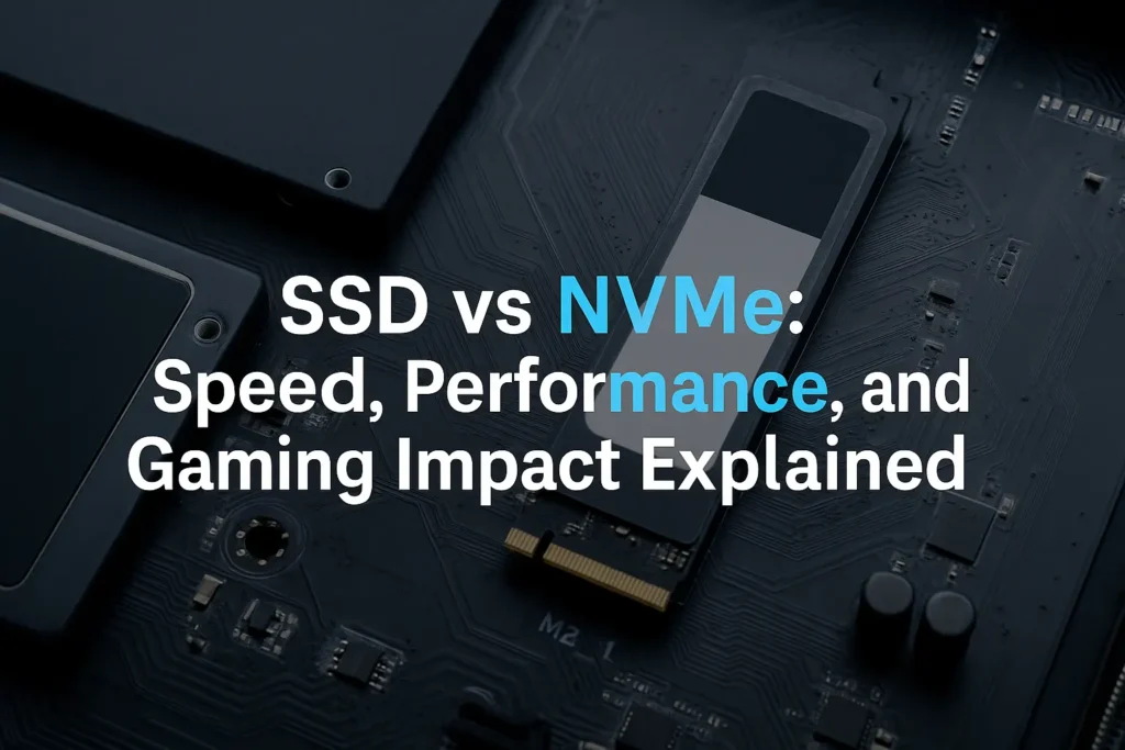 SSD vs NVMe: Speed, Performance, and Gaming Impact Explained