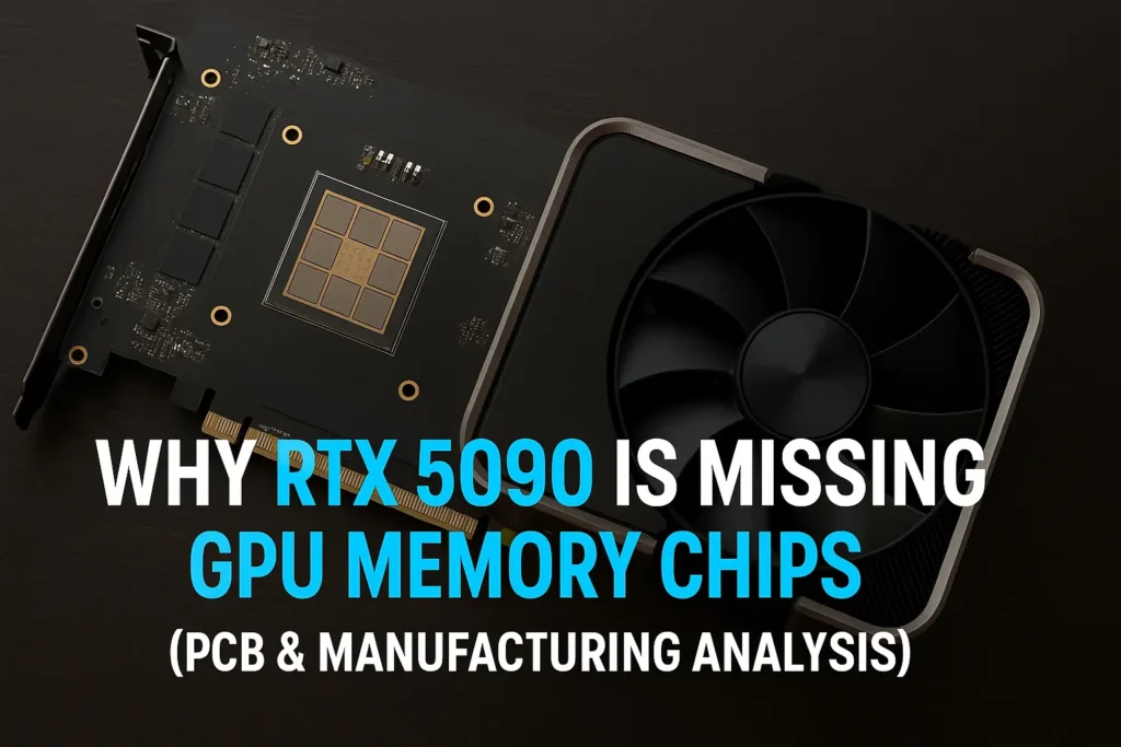 Why RTX 5090 Is Missing GPU Memory Chips (PCB & Manufacturing Analysis)